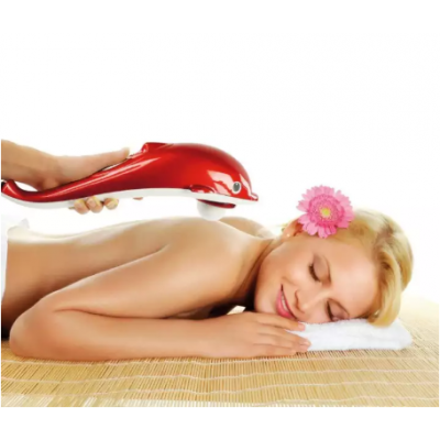 Vibrating Heat Full Body Dolphin Massager (Multicolour)